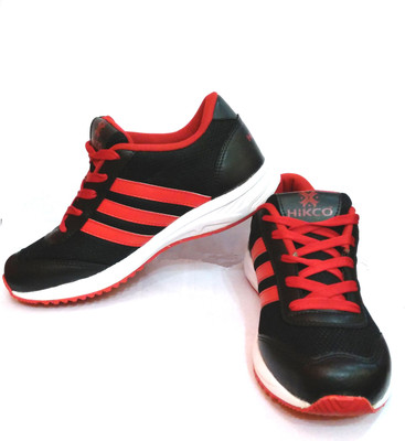 

Hikco Ultra Boost Running Shoes For Men(Black), Red
