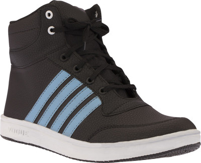 

Footista Stripes Sneakers For Men(Black, Blue