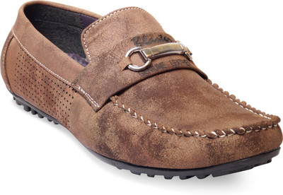 

ADYBird Dark Puce Loafers For Men(Brown
