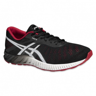

Asics Fuzex Lyte Men Running Shoes For Men(Black, Red, White), Black::racing red::white