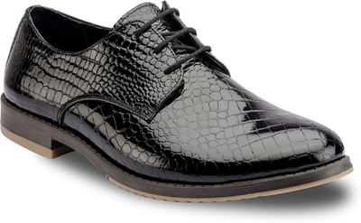 

De Scalzo Italian Lace Up For Men(Black