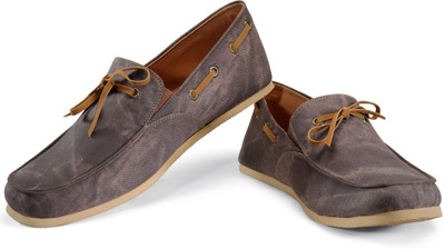 

FUNK Lugger Brown Boat Shoes For Men(Brown)