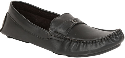 

Adorn Elegant and Trendy Loafers For Women(Black