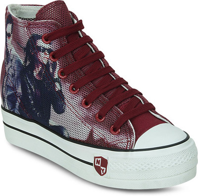 

Get Glamr Canvas Shoes For Women(Red