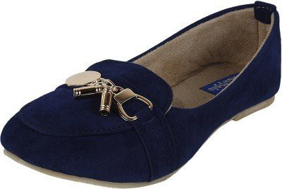 

Skor Footwear L-111 Blue Bellies For Women(Blue)