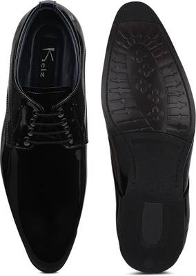 Kielz Kielz Black Lasc up Corporate Stylish Men's Shoes Corporate...