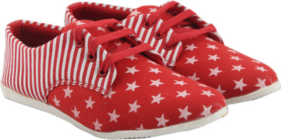 Anand Archies Casual Shoes For Women(Red