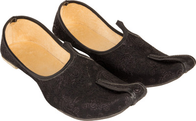

Rajsahi Modern Mojaris For Men(Black