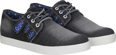 

Kraasa Denim Sneakers For Men(Black