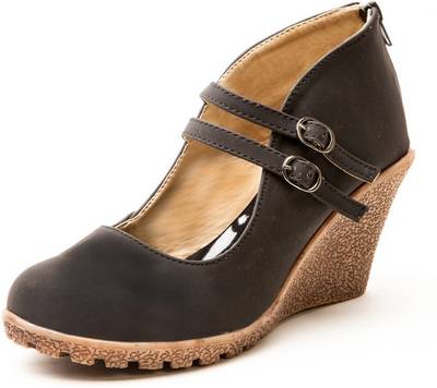 Marc Loire Women's Absolute Infinity Black Platform Ballerina Hee...