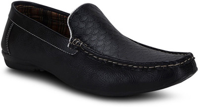 

Get Glamr Printed Loafers For Men(Black)
