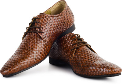 

Buckle Up Chick Party Wear Shoes For Men(Tan