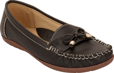 Solester Loafers For Women(Black