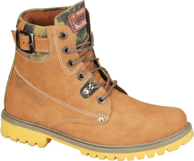 

IShoes Boots For Men(Beige, Yellow