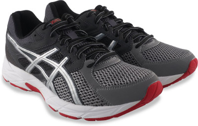 

Asics GEL-CONTEND 3 Running Shoes For Men(Multicolor, Dark grey/silver/true red