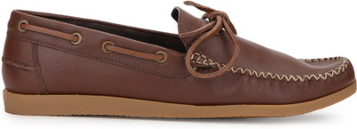 

A by Arden Quody Boat Shoes For Men(Brown