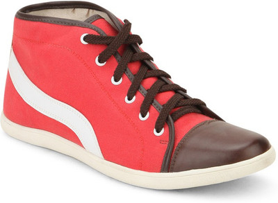 

Arkour Argus Ankle Sneakers For Men(Red, Brown, White