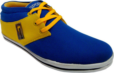 

JK Port Blue Synthetic Leather Casual Shoe Casuals For Men(Blue)