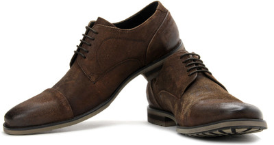 

Kenneth Cole Layer It On Lace Up Shoes For Men(Brown, Tan