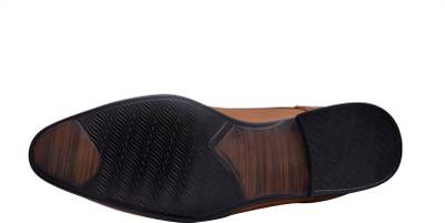 Hirel's Brown Elite Office Wear Lace Up Shoe