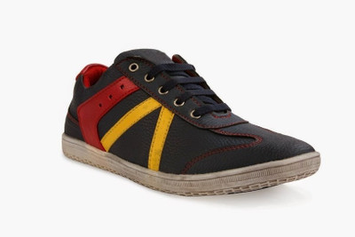 

Bacca Bucci Men genuine leather blue Sneakers For Men(Black