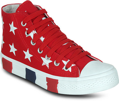 

Get Glamr Canvas Shoes For Women(Red