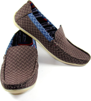 

TheWhoop Mens Coffee Brown Trendy Casual Shoes Loafers For Men(Brown)