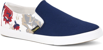 

Froskie Slip On Sneakers For Men(Multicolor, Blue