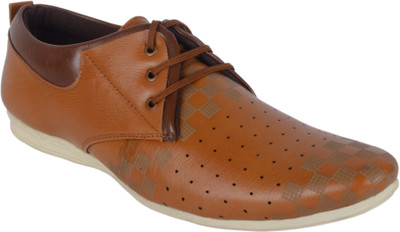 

Oora OORA Sneakers Tan Color Casual Shoes for Men Lace Up For Men(Beige