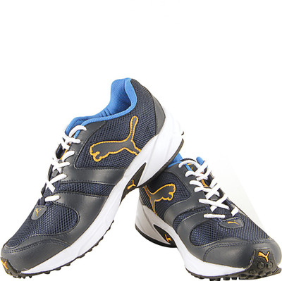 Puma Strike DP Running Shoes For Men(Grey, Blue-zinnia