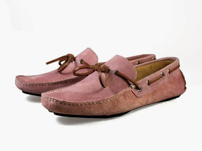 

Knotty Derby Riddle Loafer Driving Shoes For Men(Pink