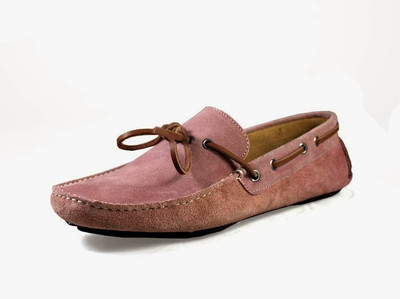 

Knotty Derby Riddle Loafer Driving Shoes For Men(Pink