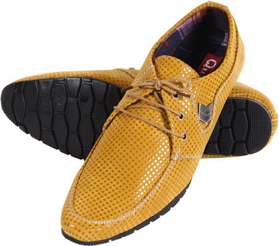 

Quarks Party Casual Shoes For Men(Yellow