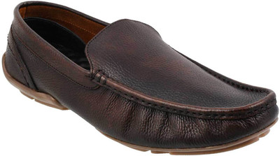 Mochi Awesome Loafers For Men(Brown, 12;brown