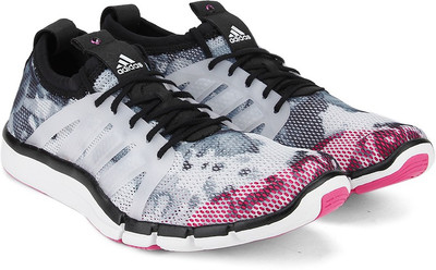 

ADIDAS CORE GRACE Gym and Fitness Shoes For Women(Multicolor, Ftwwht/minblu/shopin