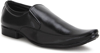 

Get Glamr Black Men's Slip On Shoes For Men(Black