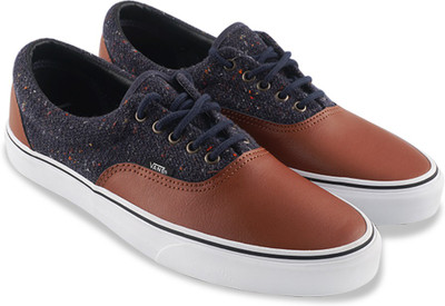 

Vans Era Sneaker For Men(Brown, (wool & leather) parisian night/tortoise shell