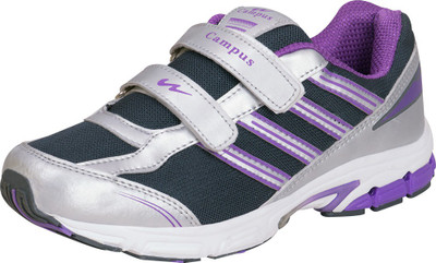 

Campus Nick-V Running Shoes For Women(Black, Grey), Purple