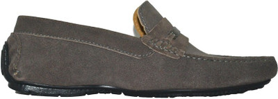 Sa'cuir Genuine Leather Casual / Driving Driving Shoes For Men(Brown, Beige grey