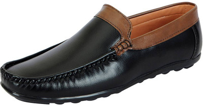 FAUSTO Stylish Loafers For Men(Black