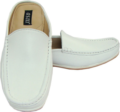 

ASM White Loafers For Men(White)