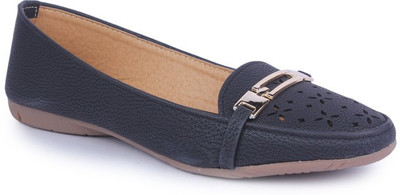 

Sindhi Footwear Loafers Loafers For Women(Black)