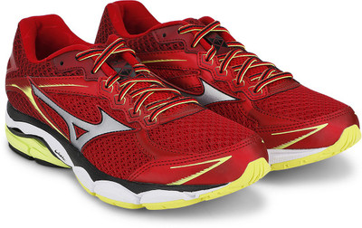 

Mizuno Wave Ultima  Running Shoes For Men(Red, Chinese red::silver::safety yellow