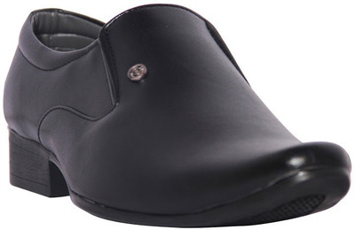 

Leather Chief Slip On For Men(Black