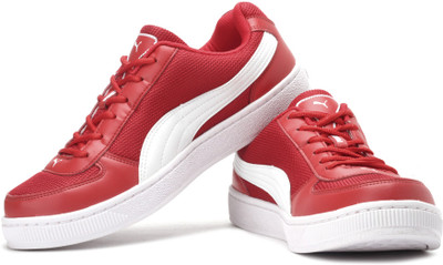 

Puma Contest Lite Running Shoes For Men(White, Red), 01;red;white