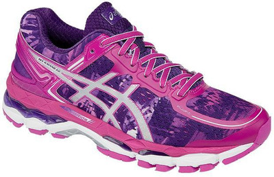 

Asics Gel-Kayano 22 Women Running Shoes For Women(Purple, Silver, Pink, Purple::silver::pink glow