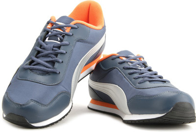 

Puma Men Sneakers For Men(Blue, Orange, Dark denim-vibrant orange-puma silver