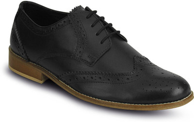 

Get Glamr Raya Brogues Casuals For Men(Black