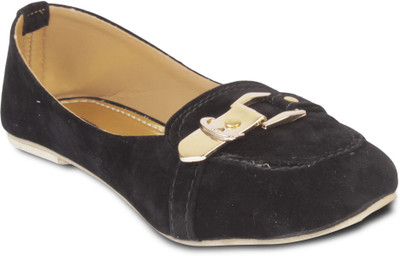 TEN Trendy Women Loafers For Women(Black)