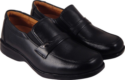 

Action Synergy Men's P1444 Black Formal Slip On For Men(Black